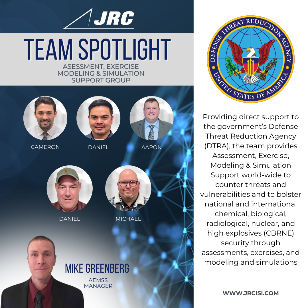 TEAM JRC DTRA SPOTLIGHT