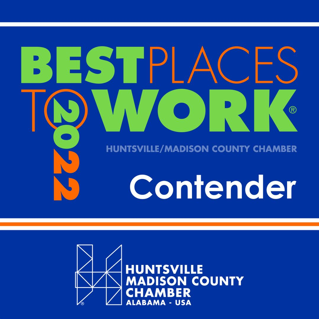JRC ANNOUNCED AS THE HUNTSVILLE/MADISON COUNTY CHAMBER'S 2022 BEST PLACES TO WORK AWARD