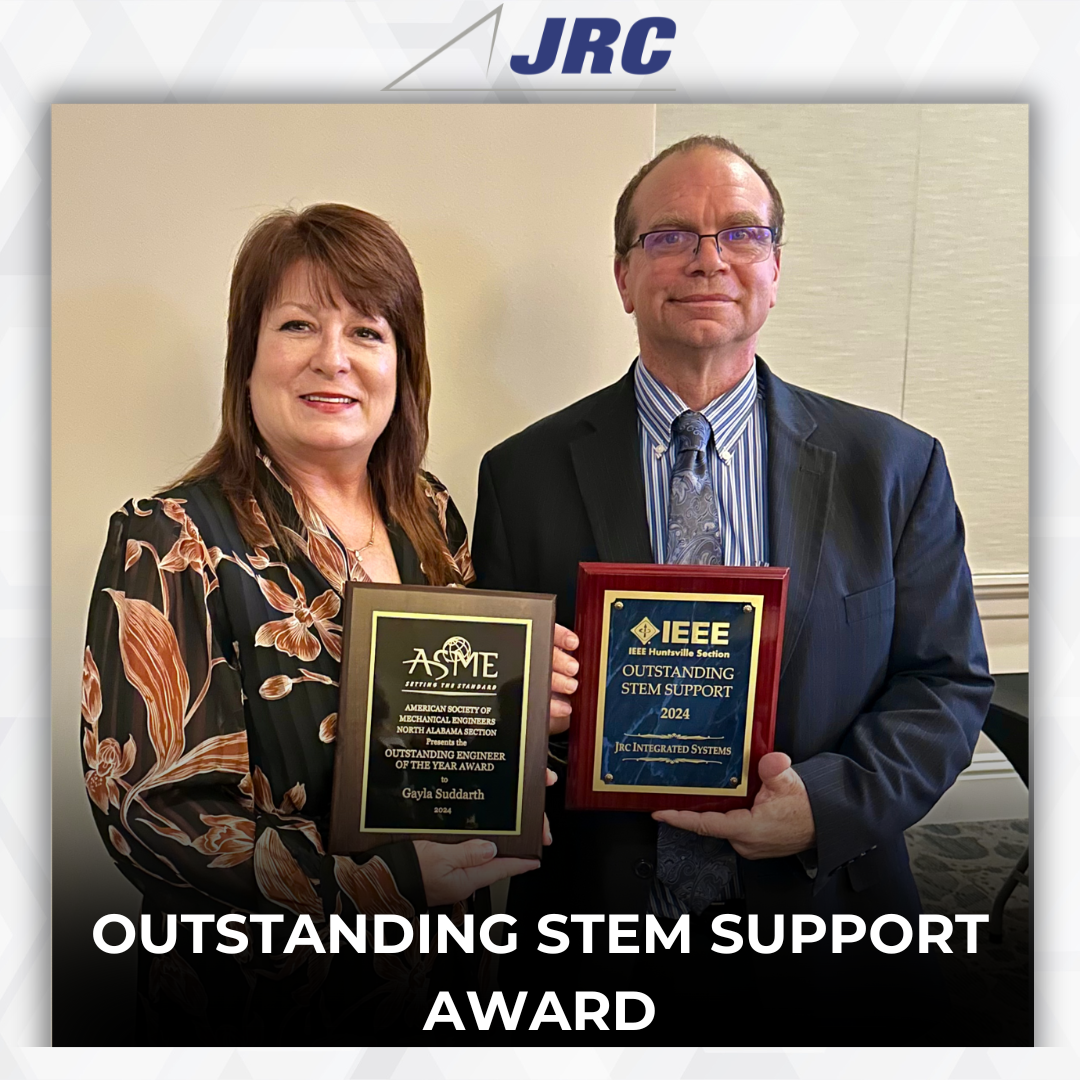 JRC AWARDED OUTSTANDING STEM SUPPORT BY IEE