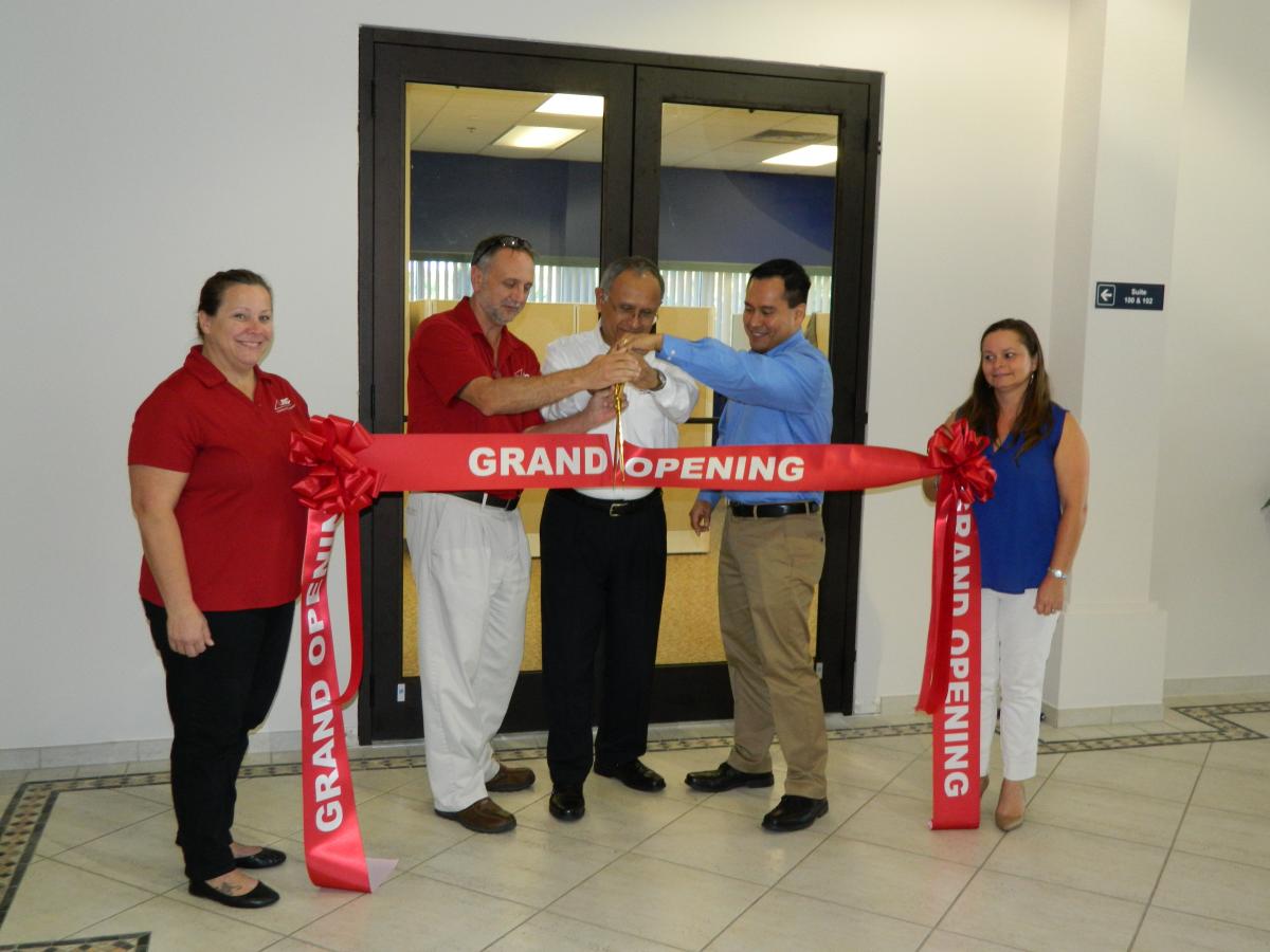 Ribbon cutting