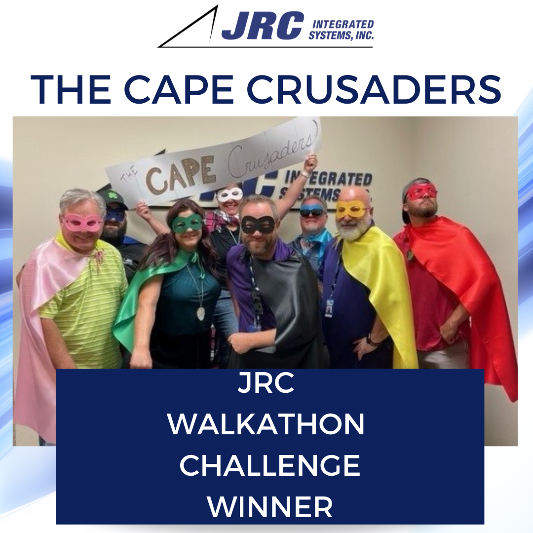 Each year JRC Integrated Systems Inc., hosts an annual company-wide Walkathon Challenge. 