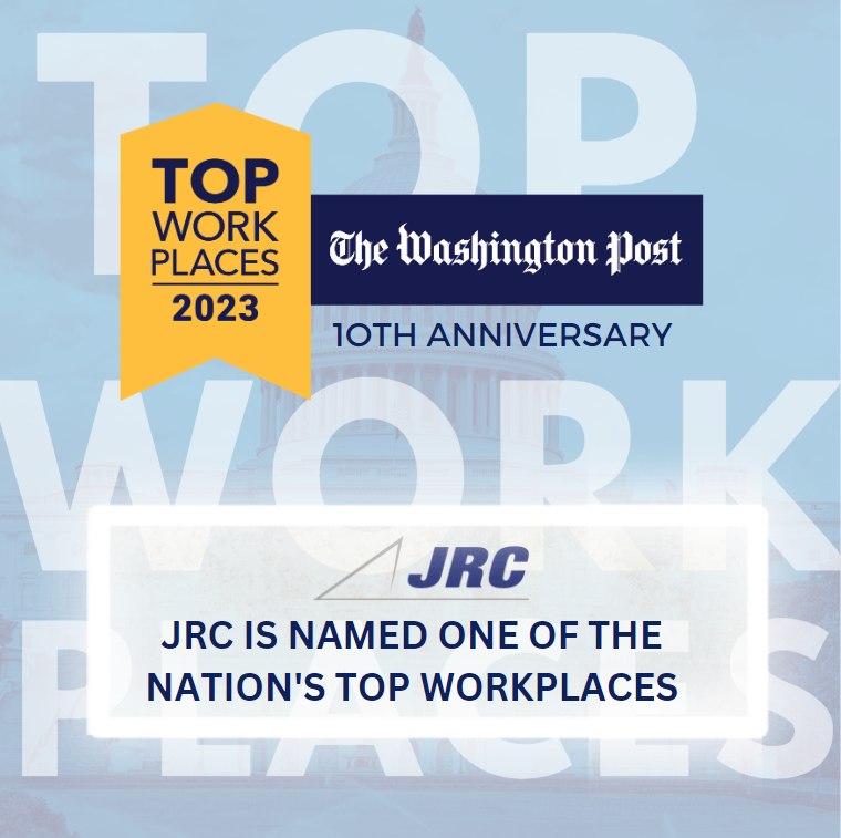THE WASHINGTON POSTS NAMES JRC A TOP WORKPLACE