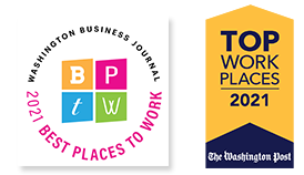 JRC has been voted best place to work by both the Washington Business Journal & The Washington Post.