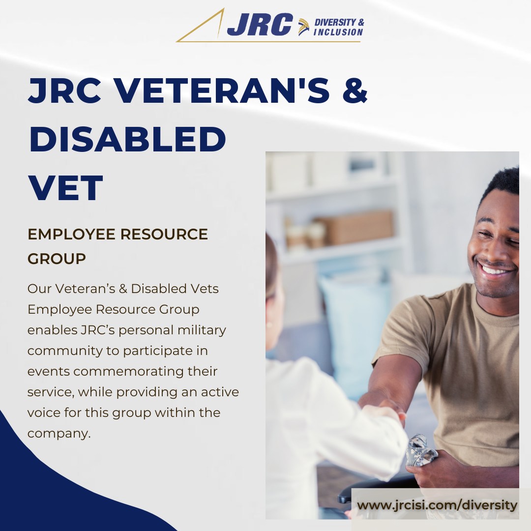 JRC VETERAN'S & DISABLED VET EMPLOYEE RESOURCE GROUP