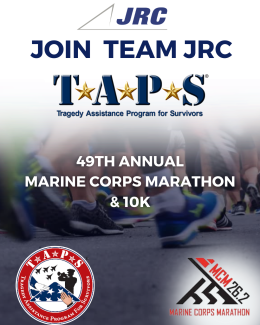 JOIN TEAM JRC TO RUN THE 49TH ANNUAL MARINE CORPS MARATHON & 10k